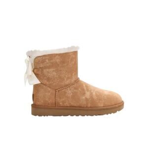 Ugg Mini Bailey Bow II Boot Chestnut Womens Size 8 1016501